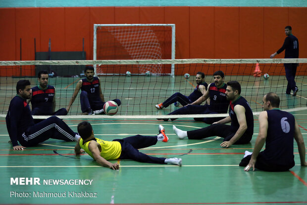 Men’s sitting volleyball team holding training camp on Kish
