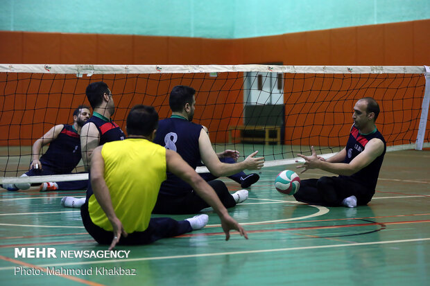 Men’s sitting volleyball team holding training camp on Kish