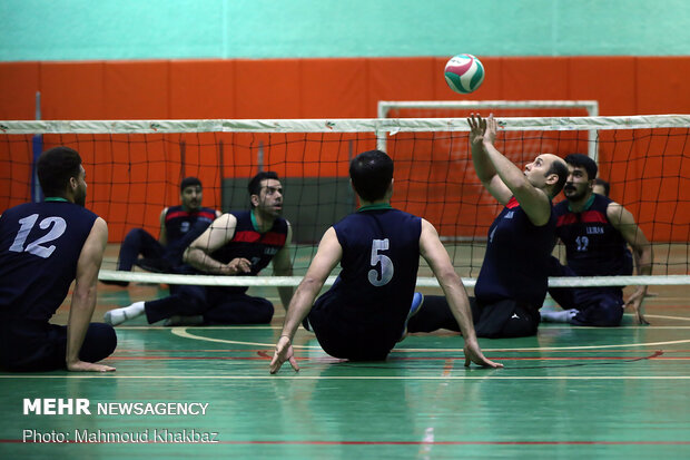 Men’s sitting volleyball team holding training camp on Kish