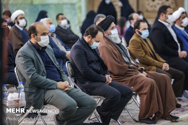 مراسم چهلمین روز شهادت شهید فخری زاده در قم