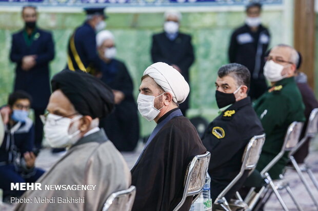 مراسم چهلمین روز شهادت شهید فخری زاده در قم