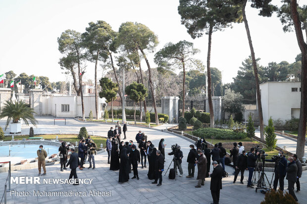 Sidelines of cabinet session on Wednesday
