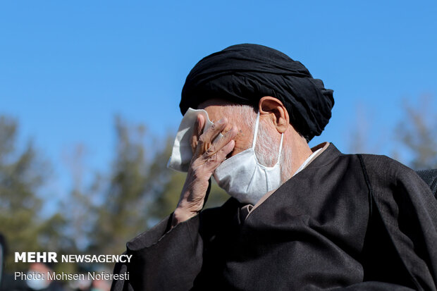 تشییع شهید مدافع وطن سعید بنی اسدی در بیرجند