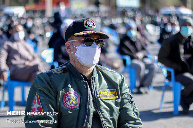 تشییع شهید مدافع وطن سعید بنی اسدی در بیرجند