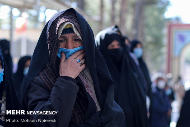 تشییع شهید مدافع وطن سعید بنی اسدی در بیرجند