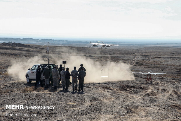 Second day of Iran Army's drone drill
