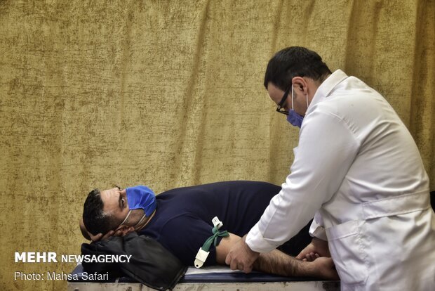 نذر خون در مسجد گلشن