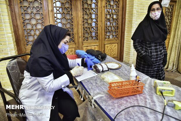 نذر خون در مسجد گلشن