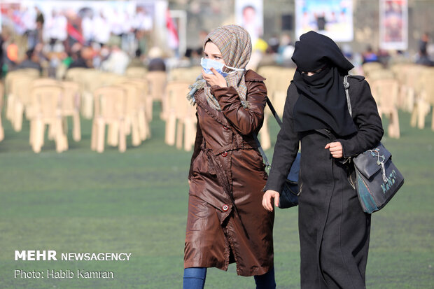 مراسم بزرگداشت سرداران شهید حاج قاسم و ابو مهدی در شهر حما