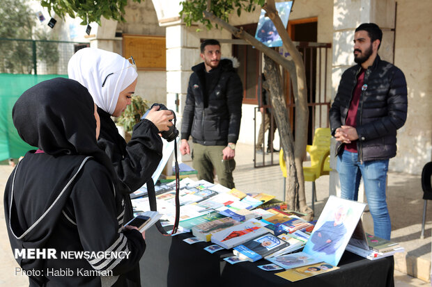 مراسم بزرگداشت سرداران شهید حاج قاسم و ابومهدی در شهر حلب