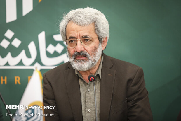 حضور عباس سلیمی نمین مدیر دفتر مطالعات و تدوین تاریخ ایران در مراسم افتتاحیه کتابشهر