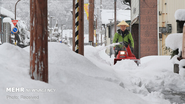  بارش سنگین برف در ژاپن با ۱۰ کشته و ۳۰۰ مصدوم