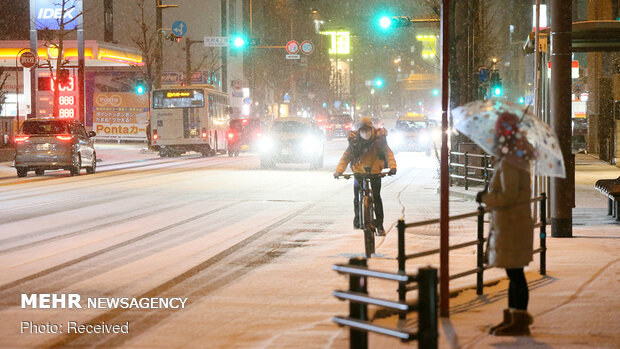  بارش سنگین برف در ژاپن با ۱۰ کشته و ۳۰۰ مصدوم