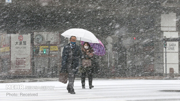  بارش سنگین برف در ژاپن با ۱۰ کشته و ۳۰۰ مصدوم