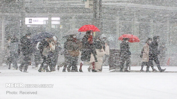  بارش سنگین برف در ژاپن با ۱۰ کشته و ۳۰۰ مصدوم