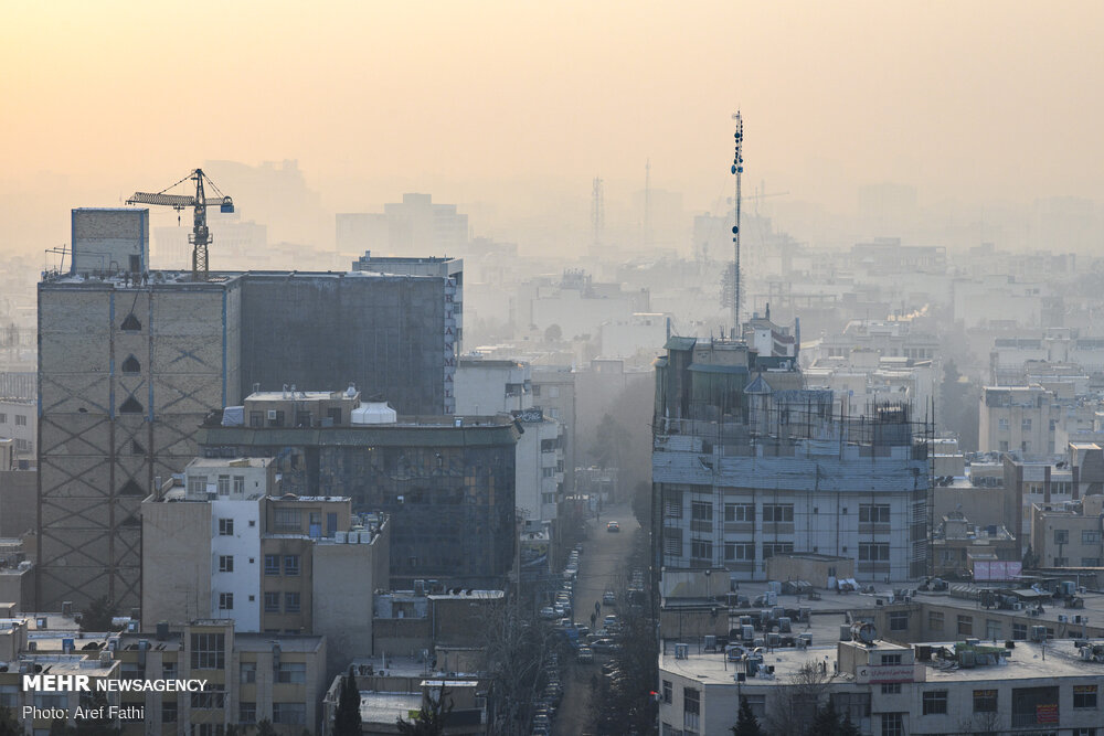 آلاینده ازن به تدریج هوای تهران را آلوده می‌کند