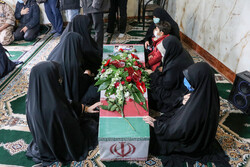 تبریز میں دفاع مقدس کے گمنام شہیدوں کا استقبال