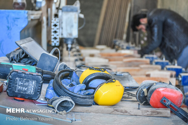 Samqavor village Iran's capital of wood carving