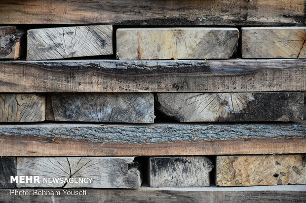 Samqavor village Iran's capital of wood carving