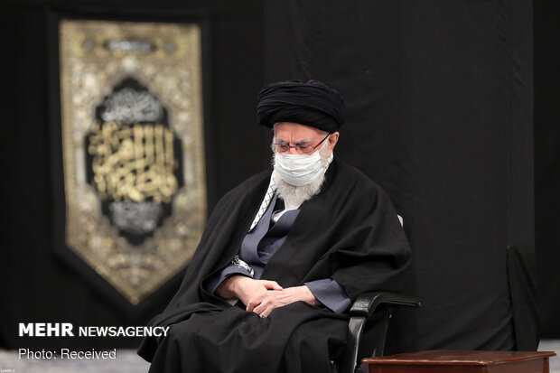 رہبر معظم انقلاب اسلامی کی موجودگی میں ایام فاطمیہ کی مناسبت سے مجلس عزا منعقد