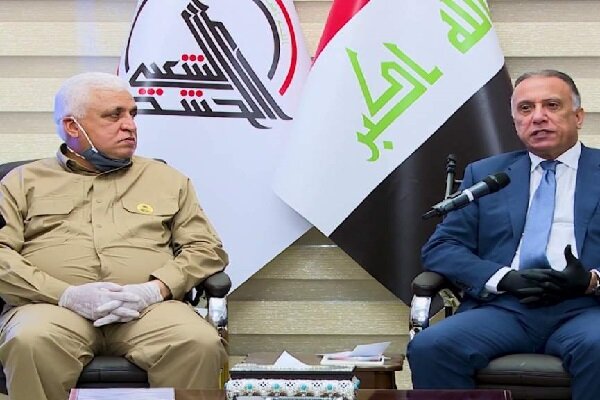 نخست وزیر عراق با رئیس سازمان حشد شعبی دیدار کرد