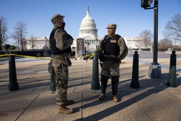  ۲۱ هزار نیروی گارد ملی در پایتخت آمریکا مستقر می‌شوند