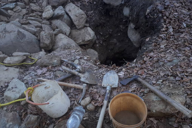 دستگیری حفار غیرمجاز آثار تاریخی در چرداول