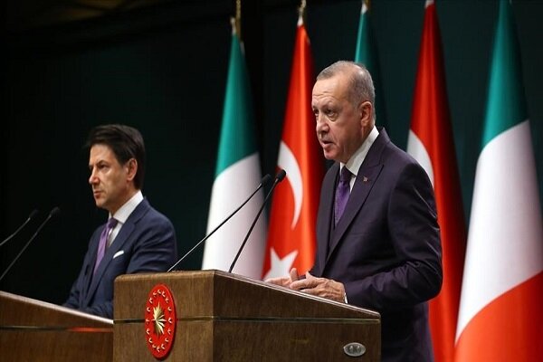 رئیس‌جمهور ترکیه با نخست‌وزیر ایتالیا گفتگو کرد