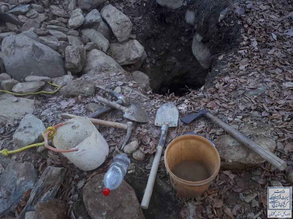 انهدام باند ۱۱ نفره حفاران غیر مجاز آثار باستانی در هوراند