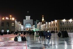 VIDEO: Snowfall in Imam Reza Holy Shrine