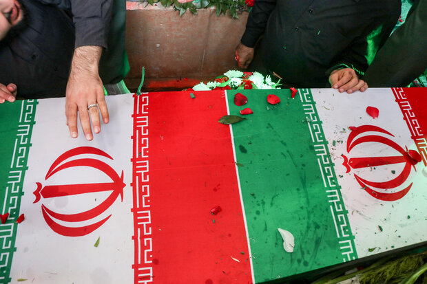 پیکر مطهر یک شهید گمنام در اهواز تشییع شد