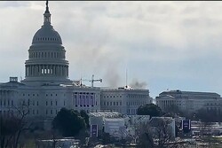 ساختمان کنگره آمریکا تعطیل شد/ وقوع انفجار و آتش‌سوزی
