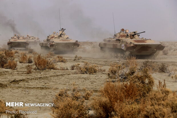 İran'daki son askeri tatbikattan fotoğraflar