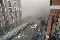انفجاری مهیب در مرکز شهر مادرید