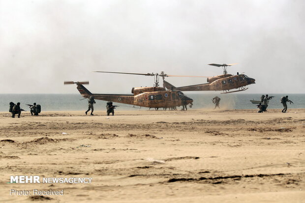 عملیات مشترک هوایی تیپ ۲۲۳ در سواحل مکران
