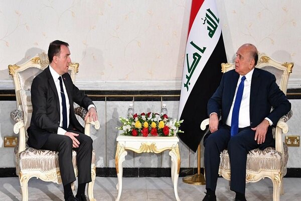 سفیر ترکیه در بغداد با وزیر خارجه عراق دیدار و گفتگو کرد
