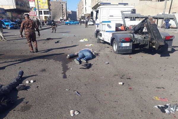 وقوع ۲ انفجار تروریستی در بازاری در بغداد/ ۲۳ کشته و زخمی