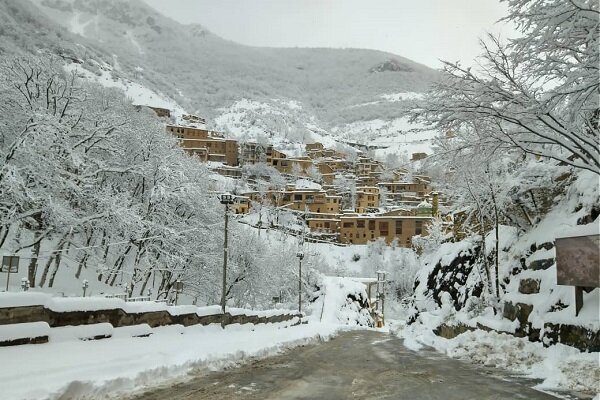 جلوه های زیبای زمستان در شهر تاریخی ماسوله
