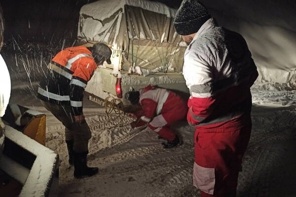 امدادرسانی به بیش از ۶ هزار نفر درگیر برف و کولاک طی ۴ روز گذشته