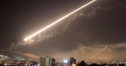 پاسخ پدافند هوایی سوریه به تجاوز اسرائیل در استان حماه