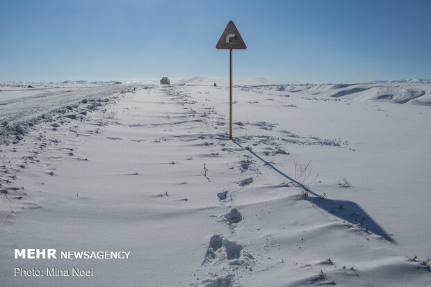 مردان جاده های برفی