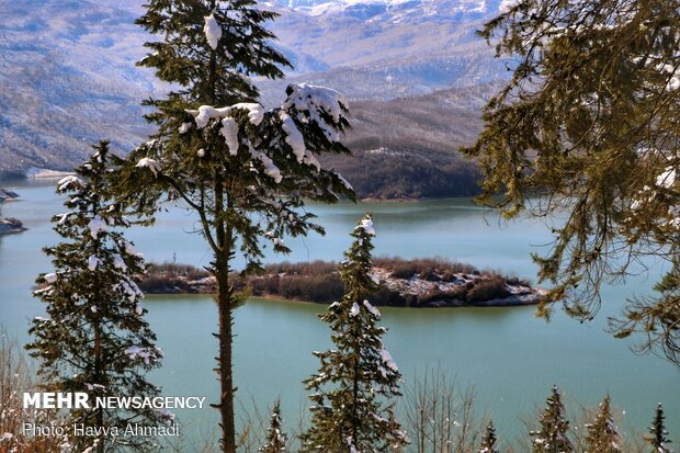 Breathtaking scenery of Alborz Dam in N Iran
