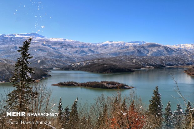 Breathtaking scenery of Alborz Dam in N Iran
