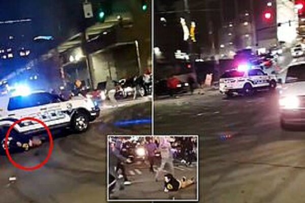 US police car runs over pedestrians in Seattle (+VIDEO)