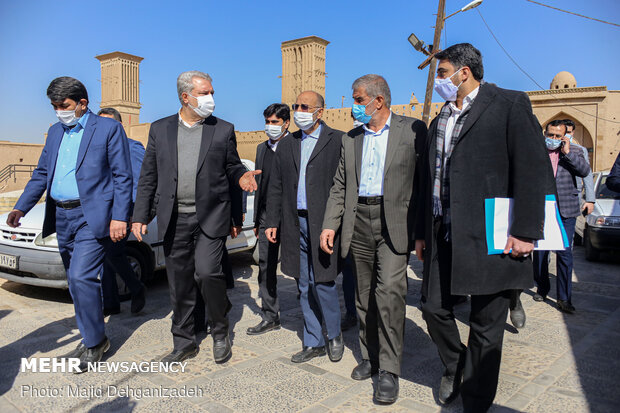 سفر مونسان وزیر میراث فرهنگی و گردشگری به یزد