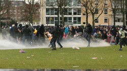 Hollanda'daki protestolardan görüntüler