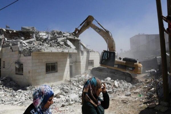 ویرانی یک منزل در غرب بیت لحم از سوی صهیونیست‌ها