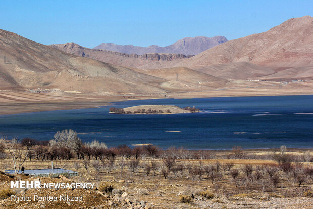 Choghakhor Wetland during winter
