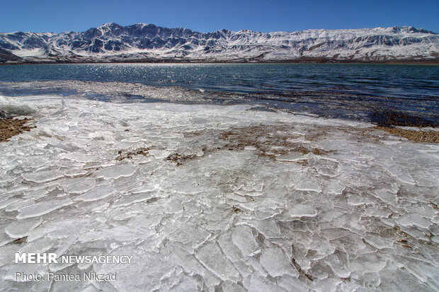 Choghakhor Wetland during winter
