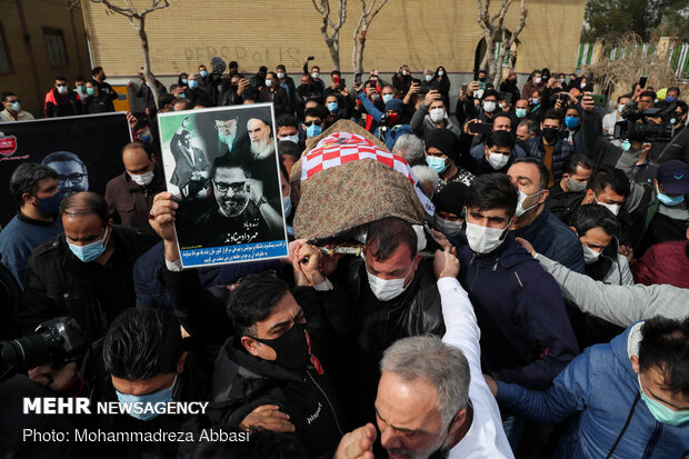 Funeral of prominent footballer